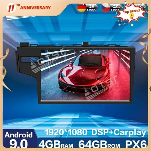 11.8" MAX-PAD Android 9 64GB Car HD Multimedia player For J Honda Fit 2014-2020 Car GPS Navigation Streaming night vision Radio