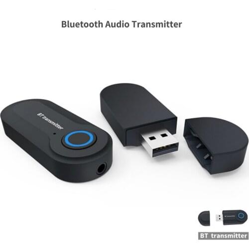 Wireless Bluetooth Transmitter Stereo Audio Adapter 3.5MM Jack Hifi Music Audio Adapter for TV Phone PC Headphones Speakers