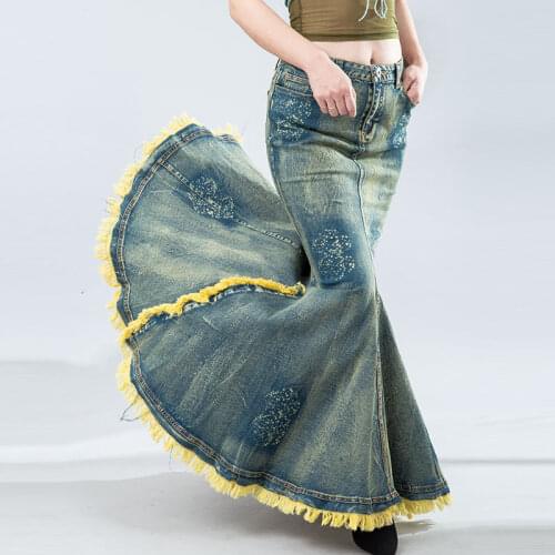 Cnguose Denim Skirts For Women