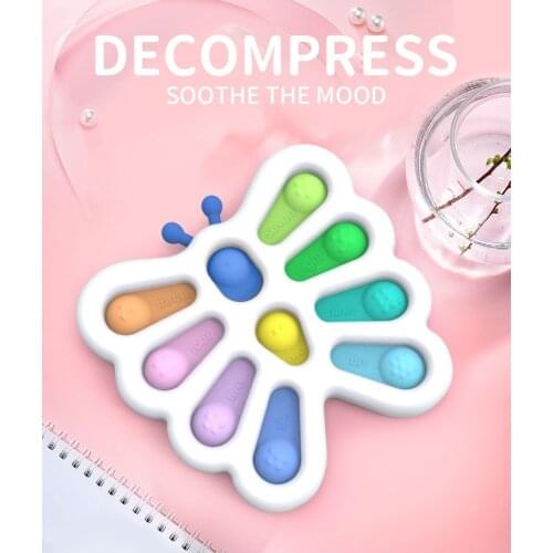 Z30 Push Bubble Poppit Figet Toy funny Pop It Fidget Toys Figet Stress Reliever Toys Adult Child Anti Stress Poppit антистрес