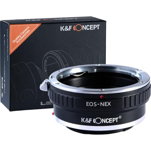 K&F Concept adapter for Canon EOS EF mount lens to Sony NEX-7 6 5R 5T A5000 A5100 A6000 A6300 A6400 A6500 A7 A7II A7R A73 A9