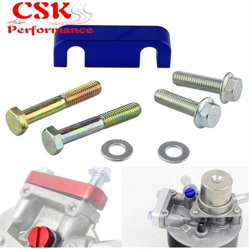 Durama Diesel Fuel Filter Spacer kit Fits For 6.6L 1/2 inch Spacer GMC 01-16 Black/Red/Blue