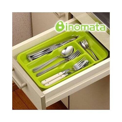 Kitchen drawer cutlery tray finishing wheel chopsticks spoon fork storage tray spoon storage box