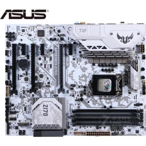 Used desktop motherboard original motherboard for ASUS SABERTOOTH Z170 S LGA 1151 DDR4 I3 I5 I7 USB2.0 USB3.0 USB3.1 64GB