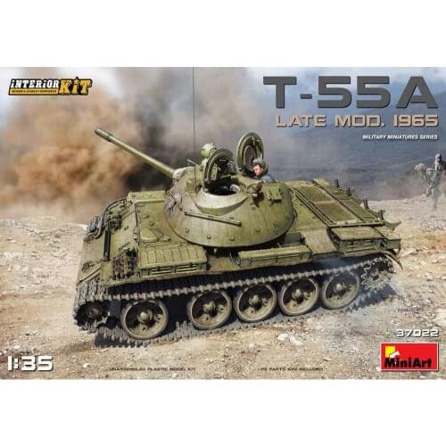 MiniArt 37022 1/35 T-55A Medium Tank Late Mod. 1965 - Interior Kit - Scale Model Kit