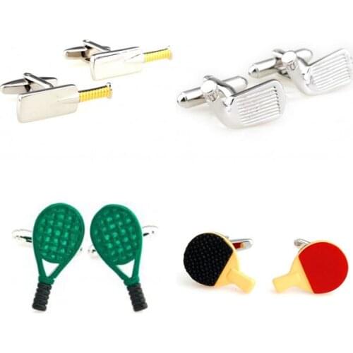 Fashion Bats for Baseball Golf Tennis Pingpong Cufflink Cuff Link Free Shipping