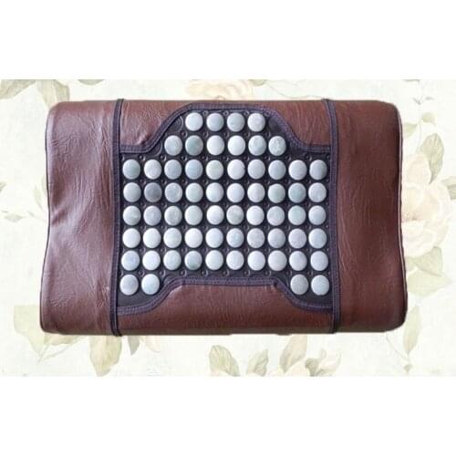 Natural jade cervical pillow ms tomalin energy health health care cervical massage pillow massager heating