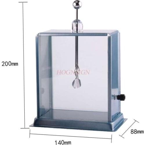 Physical experiment equipment for A pair Foil Electroscope Student Group Teacher Using Triboelectric Static Electricity