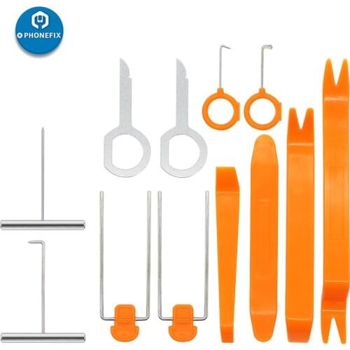 PHONEFIX Car Audio Disassembly Tool DVD Stereo Refit Kits Interior Plastic Trim Panel Dashboard Installation Removal Tool Kits