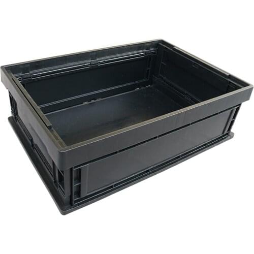 Q-FBA1 541X336X190mm Black Safety Antistatic ESD Collapsible Container Box