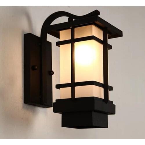 LED outdoor wall lamp outdoor waterproof courtyard lamp modern corridor balcony Villa wall lamp