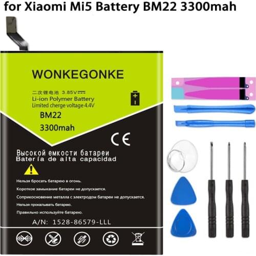 WONKEGONKE Xiaomi Mi 5 Phone Batteries