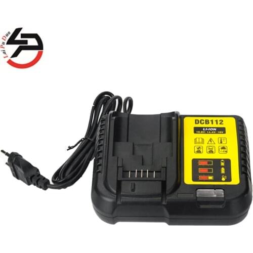 DCB112 Li-ion Battery Charger For Dewalt 10.8V 12V 14.4V 18V DCB120 DCB127 DCB200 DCB201 DCB203 DCB204 DCB205 DCB206 battery