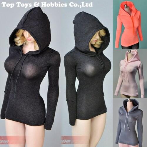 1/6 Scale Female Long Sleeve Top Model Turtleneck Tights Clothing Toys For 12inch Woman Action Figure Body Doll