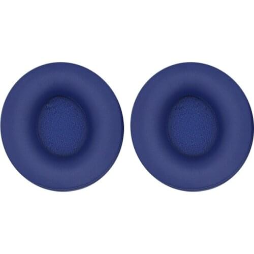 1 Pair Ear Pads Portable Entertainment Earphone Protein Leather Foam Cushions Supplies for Beats Solo Pro Headphones