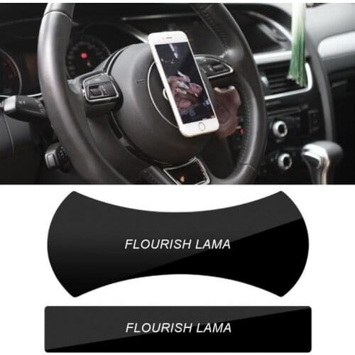 2pcs Magic Nano Rubber Pad Multifunction Car Mobile Phone Holder Gel Pad Universal Sticker Anti-Slip Mat Auto Interior Accessory