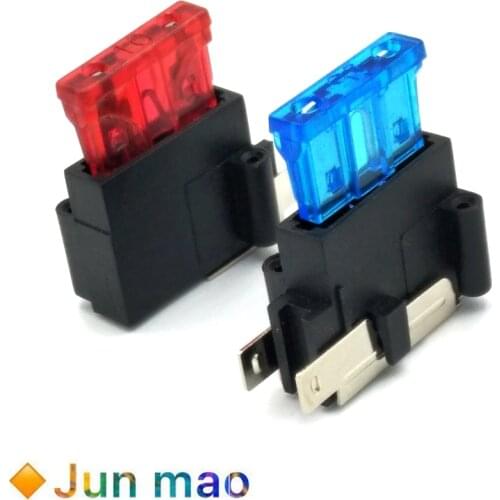 5PCS One medium-sized PCB board welding socket, automobile fuse + fuse holder