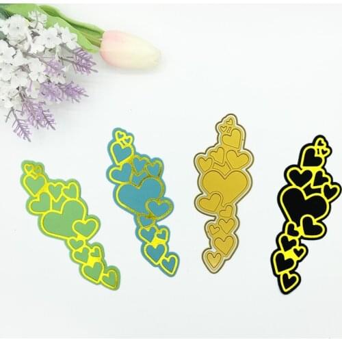 Julyarts New Love Heart Metal Cutting Die 2019 For Scrapbooking Stencils Stamping Paper Card Die Cut Hot Foil Plate Craft Dies