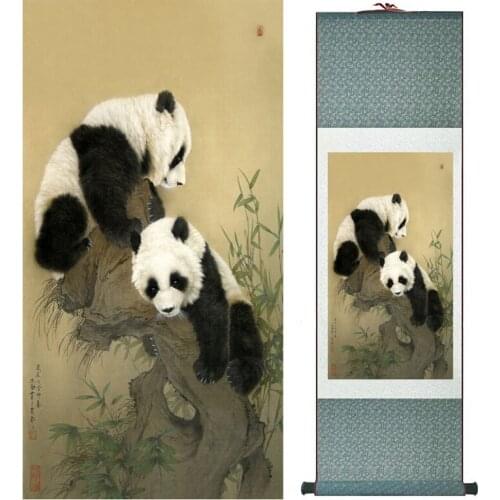 Panda painting traditional Chinese Art Painting Home Office Decoration Chinese painting