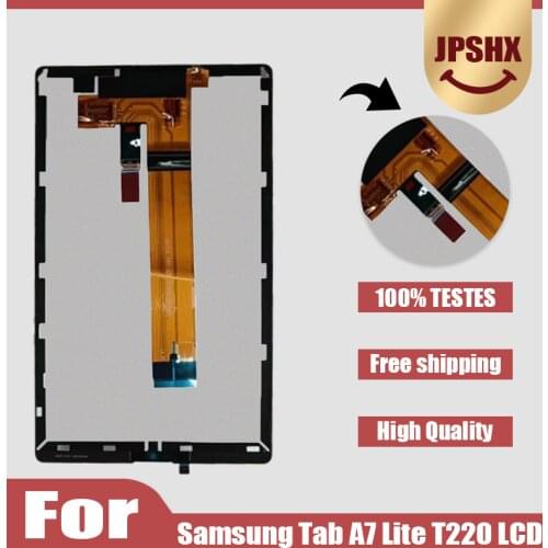 New 8.7 inch For Samsung Tab A7 Lite 2021 SM-T220 SM-T225 T220 T225 LCD Display Touch Screen Digitizer Assembly Replacement