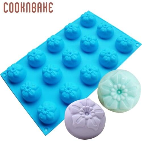 Silicone mold for handmade soap flower cake chocolate molds jello pudding dessert Fondant mould cake baking tools diy christmas