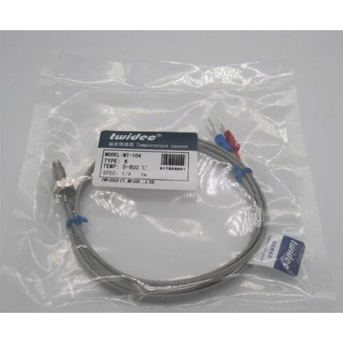 Lot K Type Thermal Couple,Screw-type thermocouple 1M 1/4 thread Temperature Sensor Thermocouple