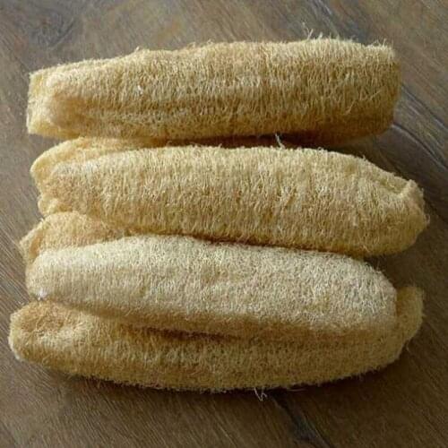 100PCS Healthy Bath Body Shower Sponge Scrubber Natural Loofah Luffa Loofa Bathing Massage Pot Bowl Scrubber Spa Accessories