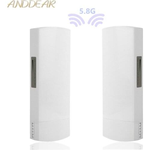 2 pieces 1-3km 300 Mbit open router CPE 5.8G wireless access point router Wi-Fi bridge device wifi extender dual band repeater