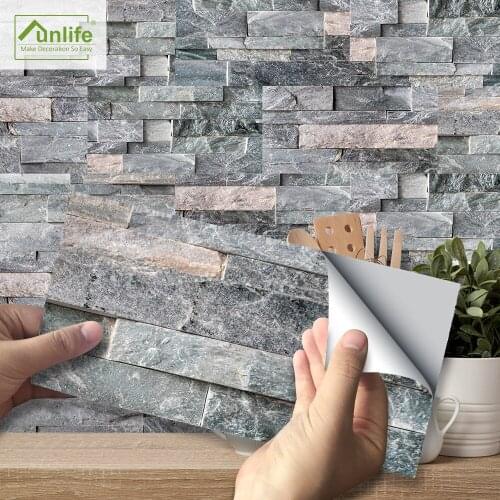 2021 New Home Restaurant Wall Decoration Stickers Black Gray Imitation Wall Tile Stickers Environmental Protection Floor Sticker