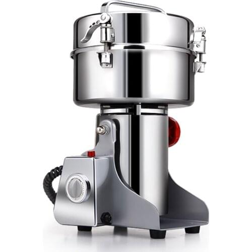 2500g Capacity Commercial Electric Dry Herb Grinding Machine Crusher Pulverizer Stainless Steel Grinder Crush Machine 2500 type