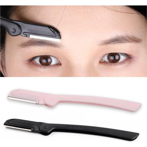 3Pcs/Set Eyebrow Lip Razor Trimmer Sharp Blade Shaver Knife Hair Remover Facial Mini Makeup Knife Shaper Shaver for Women