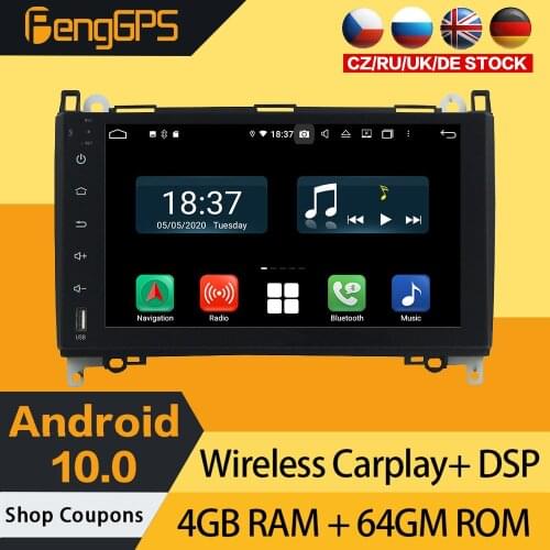 8" Android Radio For Mercedes Benz A-W169 B-W245 Viano Vito Car Stereo Touchscreen DVD Player Multimedia GPS Navigation Carplay