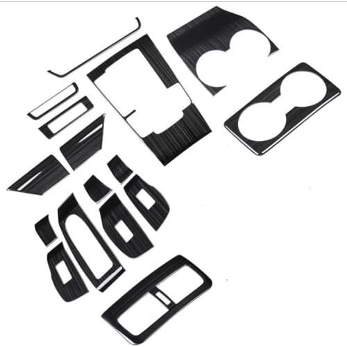 Car Interior accessories, gear panel sticker, window button trim for mazda 3 AT RHD 2019 2020,16pcs,stainless steel