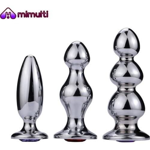 Male & Female Anal Plugs Gay Apparatus jewel adornment Physiological Stimulation Double Anal Oversized Expansion Masturbation