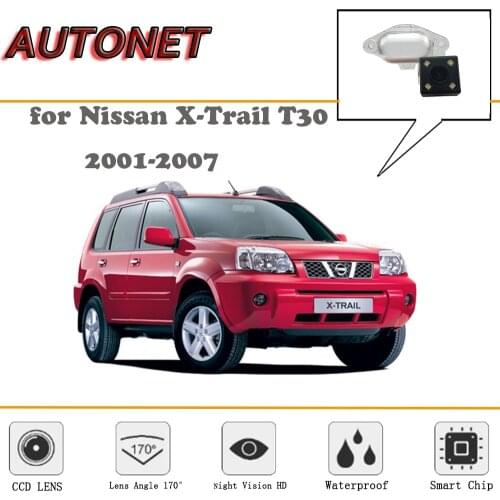 AUTONET Rear View camera For Nissan X-Trail Xtrail T30 2001-2007/CCD/Night Vision/Reverse Camera/license plate camera