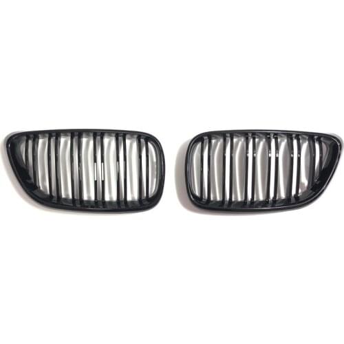 Car Front Kidney Grill Grille Twin Bar For BMW 2 Series F22 F23 2014-18 1 Pair