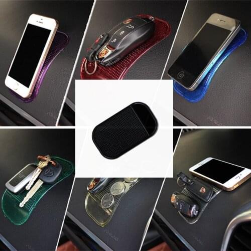 Car Anti Slip Mat Black Silica Gel Magic Sticky Pad Car Dashboard anti slip pad for Cell Phones,Key,sunglasses,MP3 Players