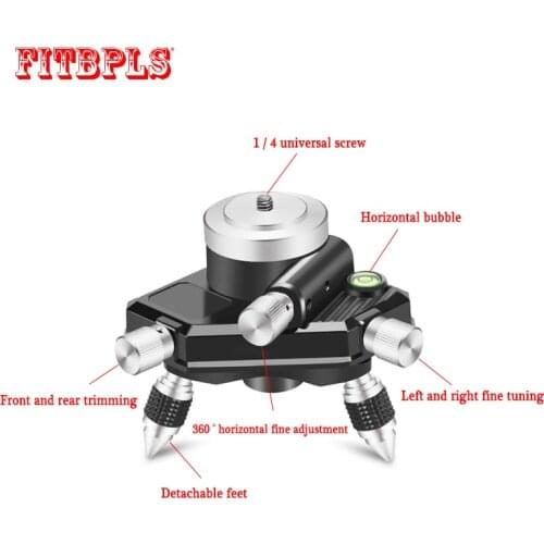 12 Lines laser level base 360 Rotation Adjustment Bracket for 1/4 or 5/8 inch interface laser Measure Tool