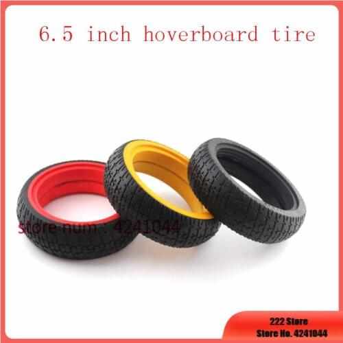 Free shipping Multiple color selec 6.5 inch Solid Tyre for 6.5" Hoverboard Self Balancing Electric Scooter 6.5 inch tires