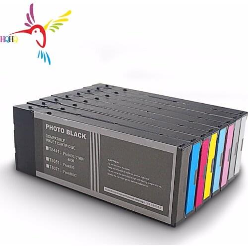 HQHQ T5441-T5448 Ink Cartridge with Dye Ink for Epson 4000/7600/9600 Printer 4000 Ink Cartridge 9600 Ink Cartridge for Epson