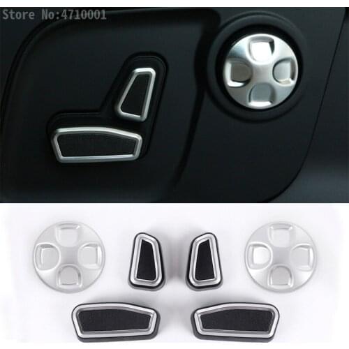 For Maserati Levante 2016 2017 Ghibli 2014-2017 Quattroporte 2013-2017 Accessories Car-Styling ABS Car Seat Button Cover Trim