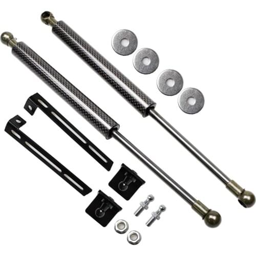 Hood Bonnet Gas Struts for Honda N-box 2017-2019 Lift Support Gas Spring Damper Carbon Fiber Shock Car Styling