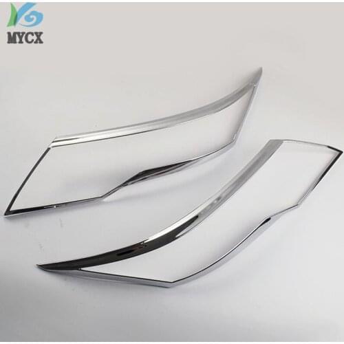 Chrome headlight head light cover For Toyota Rush 2018 ABS car styling parts auto accessories lights For toyota rush 2018