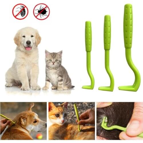 Pet Flea Remover Tool Scratching Hook Remover Pet Cat Dog Grooming Supplies Tick Picker Flea Removal Tool Pet Comb