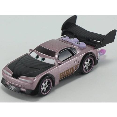 Disney Pixar Cars Boost With Flames 1:55 Scale Diecast Metal Alloy Modle Cute Toys Car For Children Gifts Juguetes