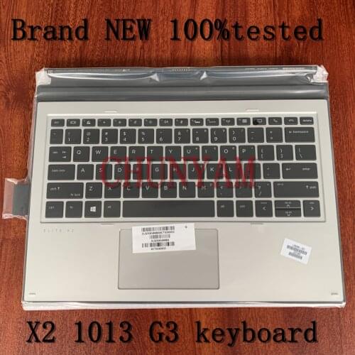 100%NEW HSN-D09K For HP Elite x2 1013 G3 Keyboard Tablet PC Base L05085-001 VERSION:US MODEL:D99 Full tested