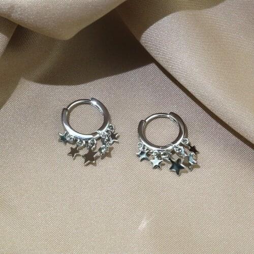 Tassel Star Earrings For Women Fashion Party Jewelry Oorbellen P endientes eh028