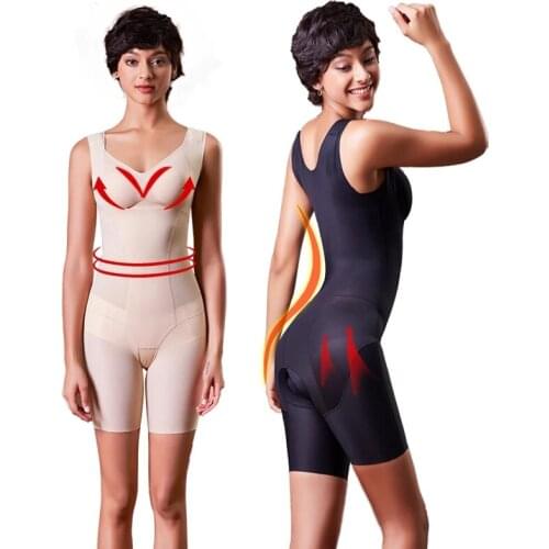 Women Bodysuit Belly Slimming Body Shaper Sexy Shapewear Weight Loss Compression Underwear Butt Lifter Thigh Control Shapers