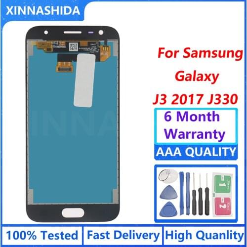 LCD Display J330 100% Tested Working LCD Touch Screen Digitizer Assembly For Samsung Galaxy J3 2017 J330