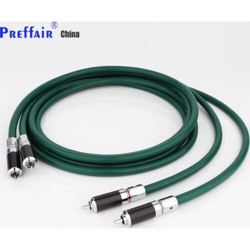 1Pair X411+R1700 Furutech FA-220 OCC audio signal cable Amplifier DVD player Speaker Rhodium plated RCA interconnect Cable